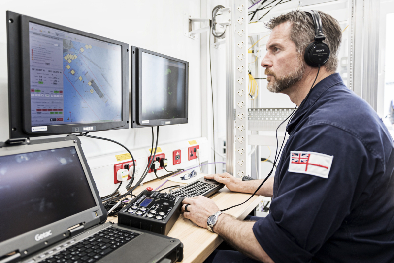 Royal Navy autonomous minesweeper
