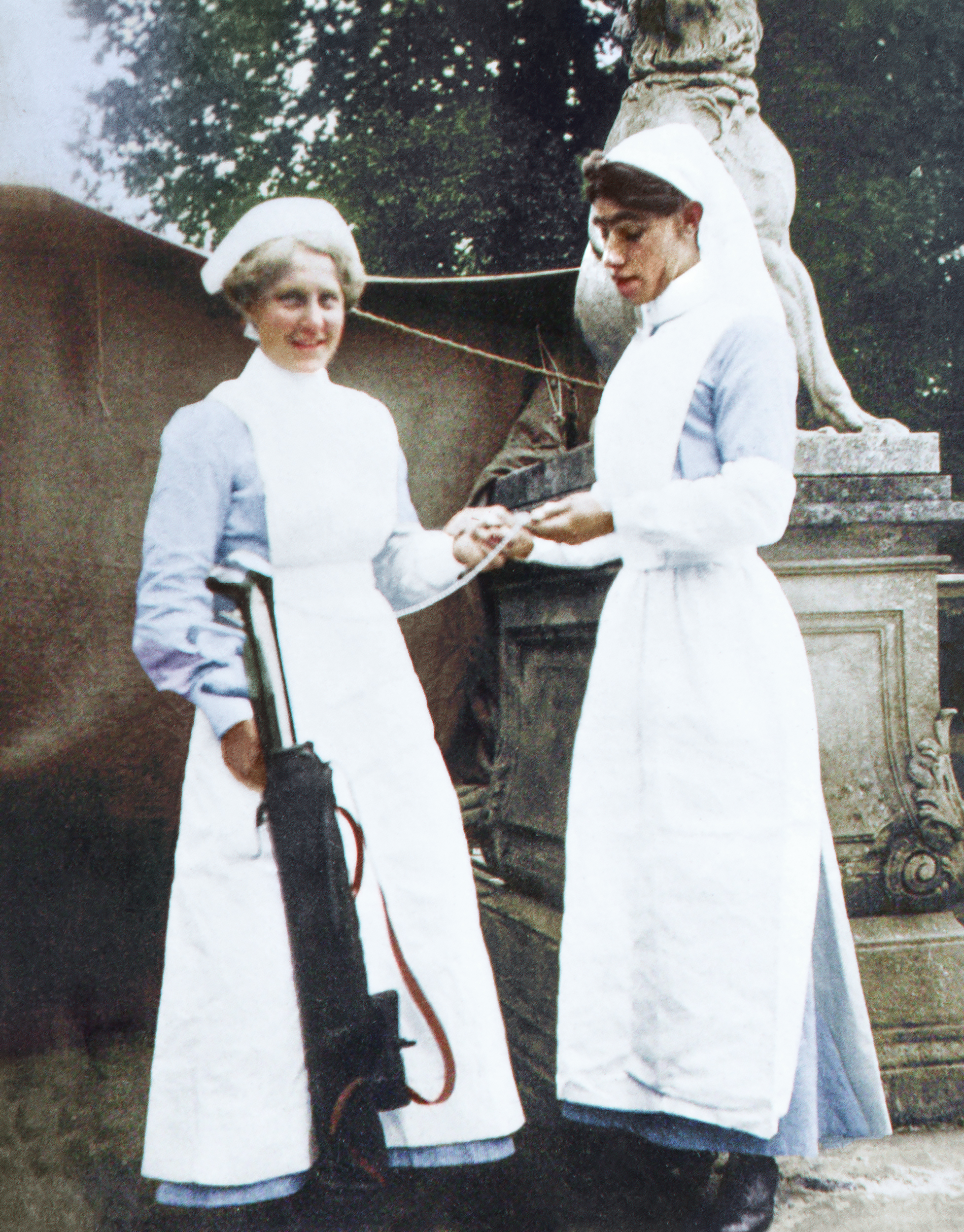 WW1 Nurses Wrest Park Image: English Heritage