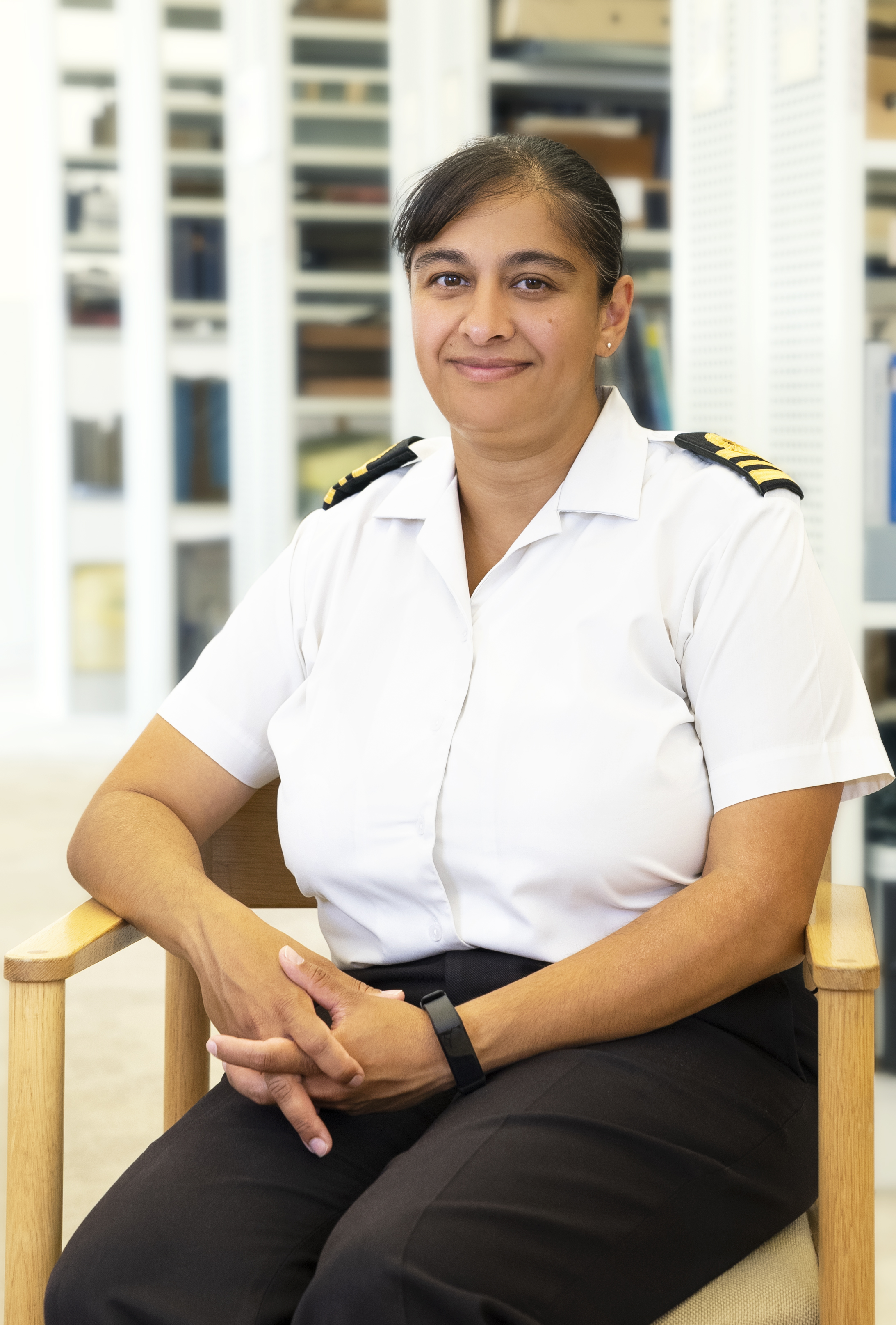 Lt Cdr Parmar (image: NMRN)