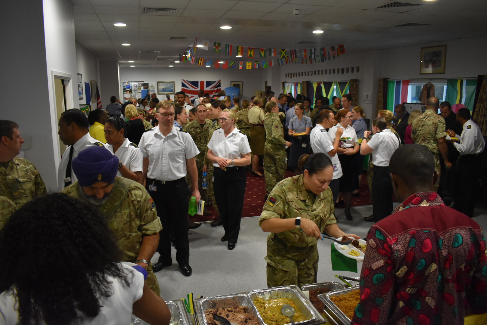 Engagement teams and ethnic minority networks from all three services attended the event
