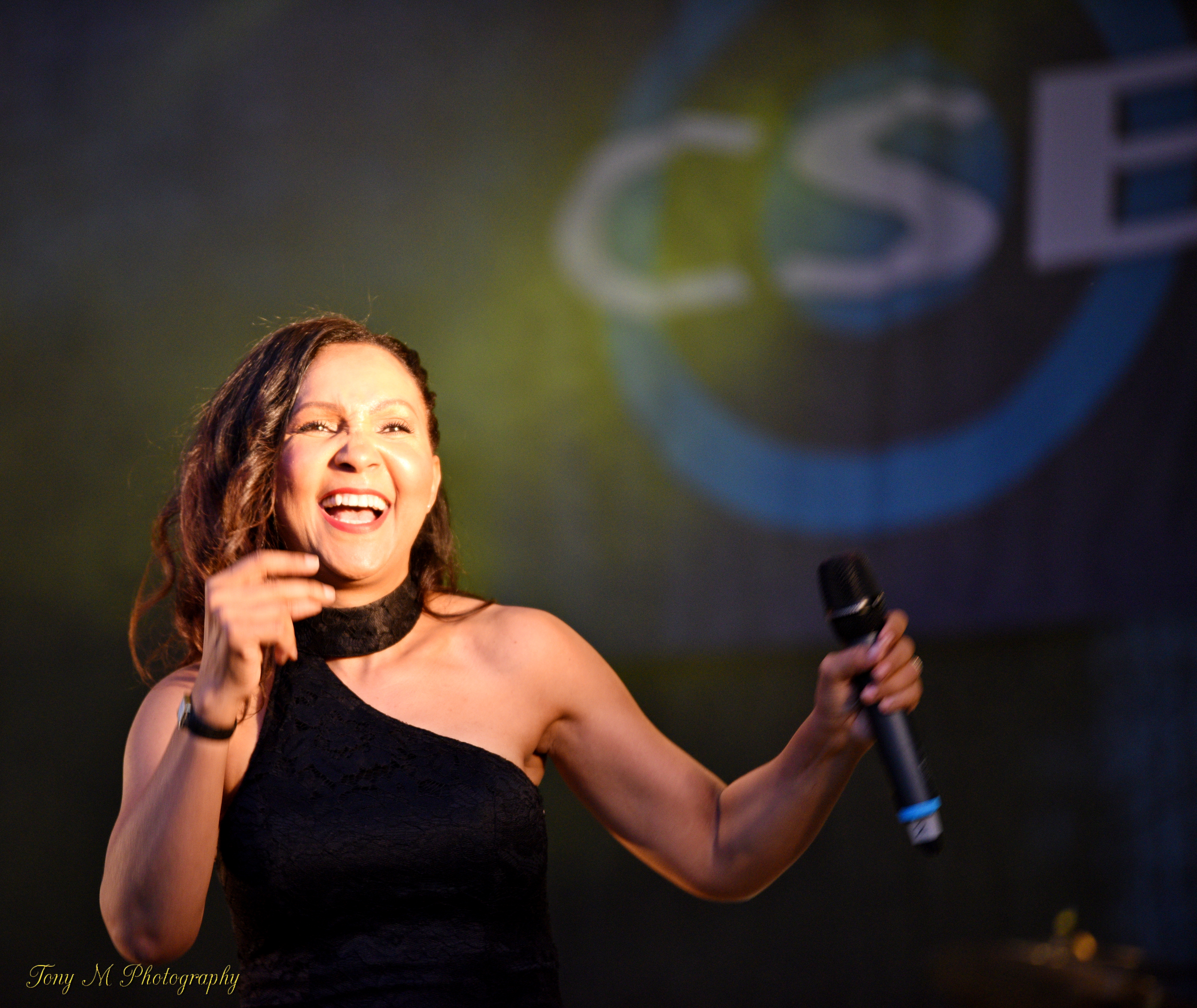 Rozalla on stage at CIVPOP 2018, MOD Lyneham