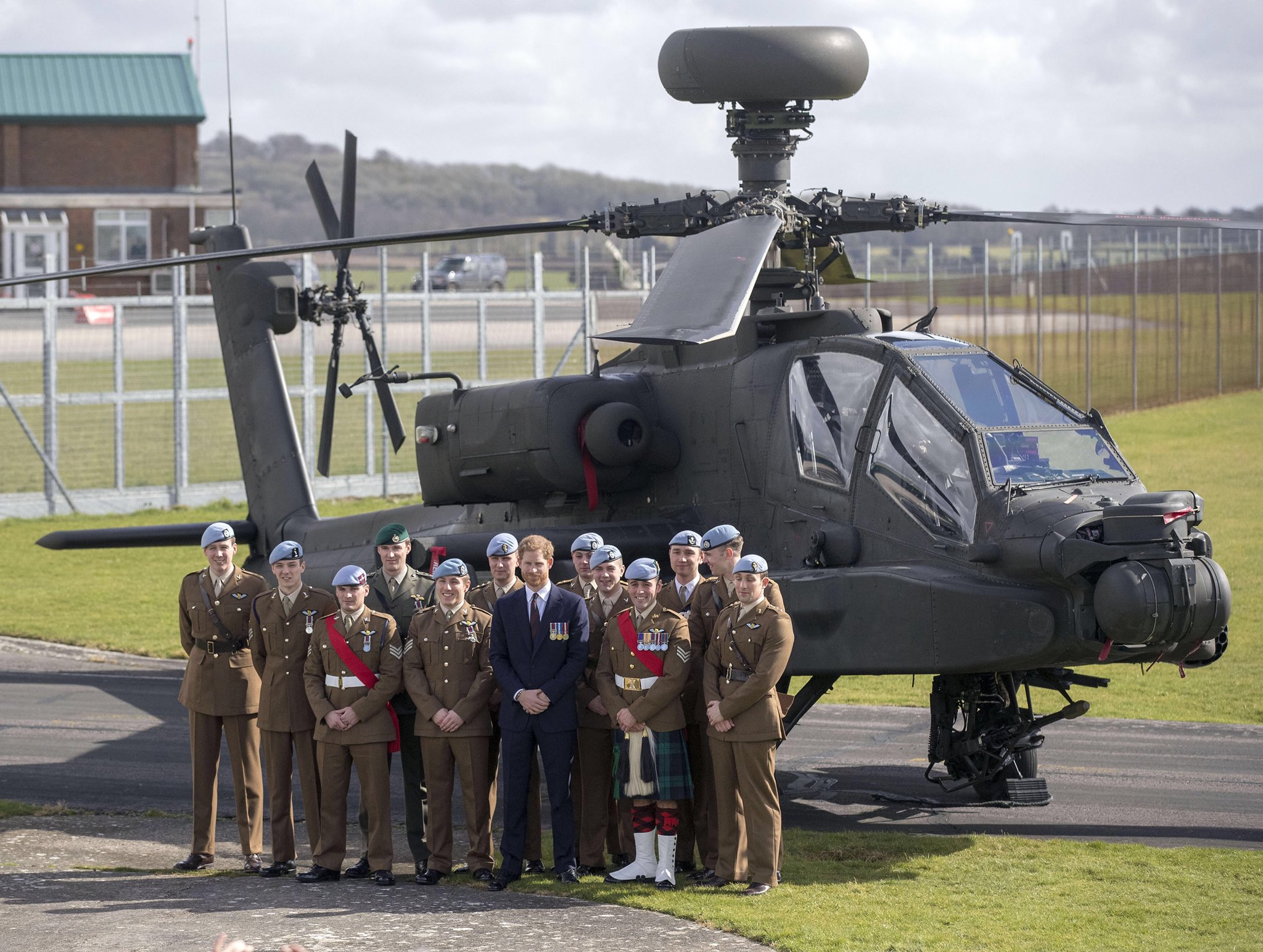 Prince Harry At Middle Wallop