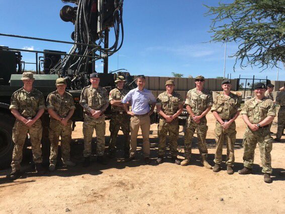 Mark Lancaster in Kenya