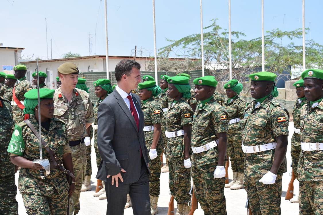 Mark Lancaster in Somalia