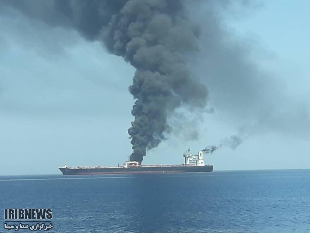 Two civilian ships were damaged off the coast of Iran earlier this month (Picture: PA).