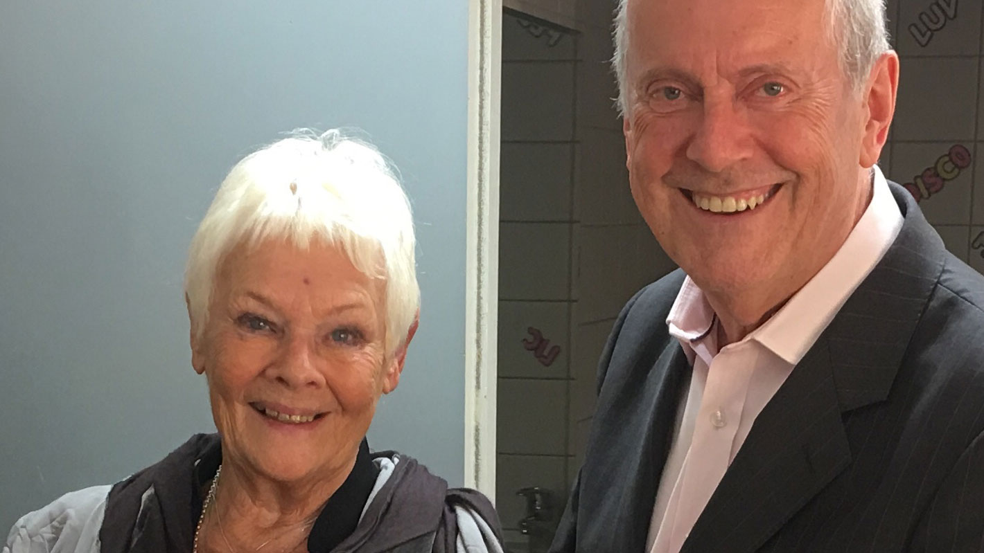 Dame Judi Dench and Gyles Brandreth CREDIT Gyles Brandreth