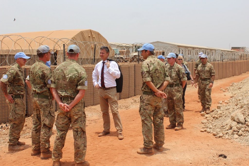 Mark Lancaster in South Sudan