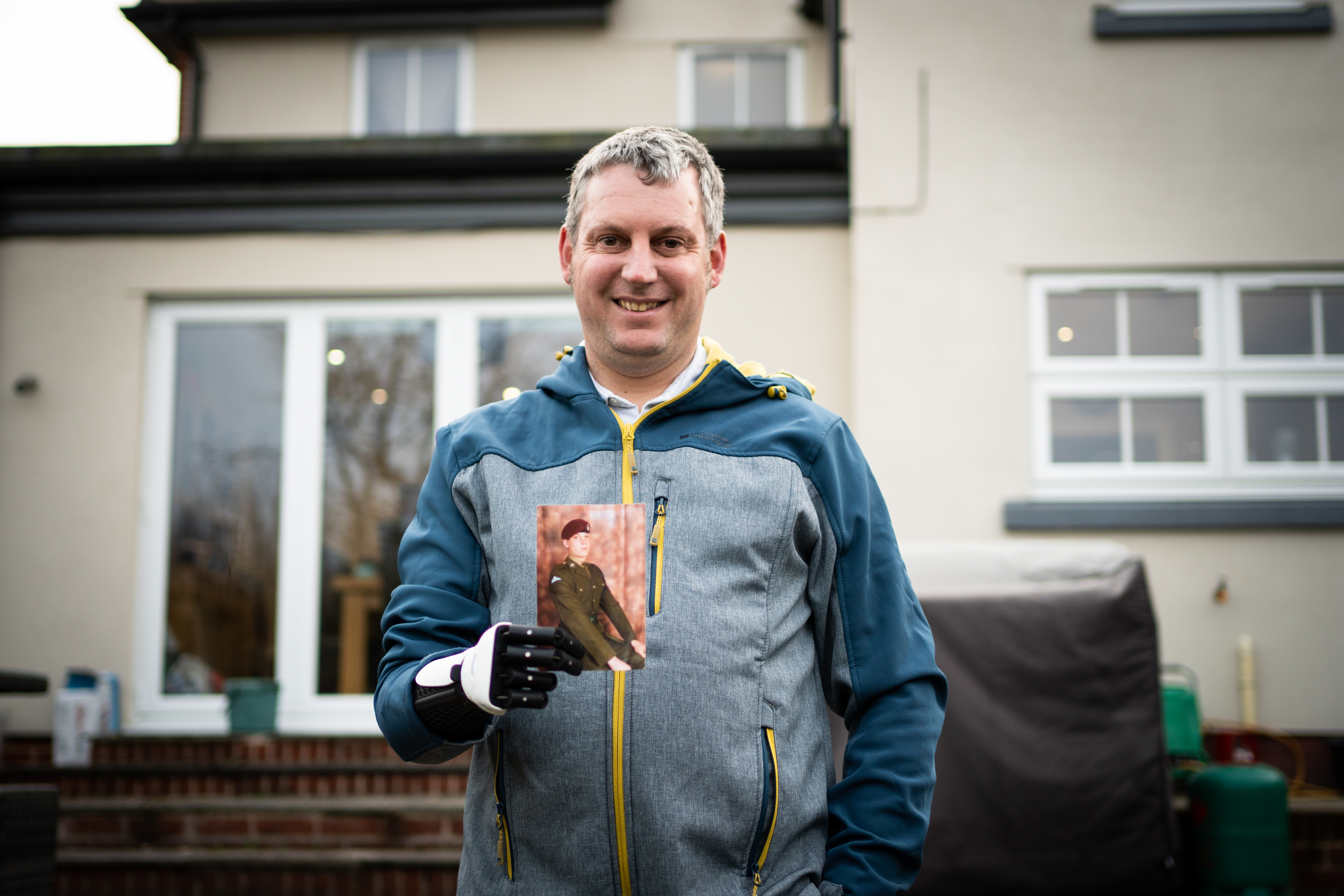 Mr Fuller served with the Parachute Regiment for 20 years and lost the lower part of his right arm in Afghanistan in 2008 (Picture: Open Bionics).
