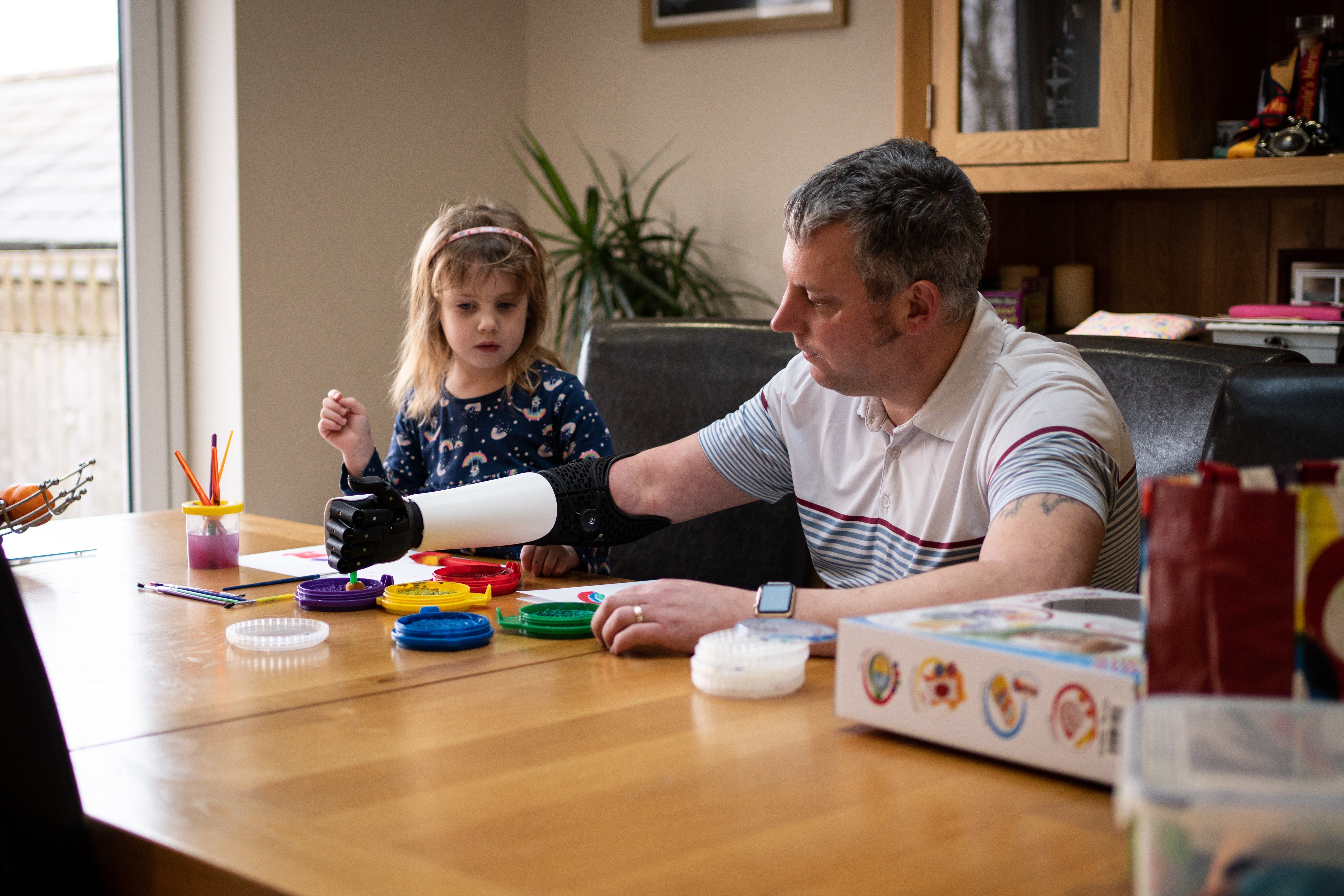Mr Fuller's Hero Arm was funded through the NHS Veterans’ Prosthetics Panel (Picture: Open Bionics).