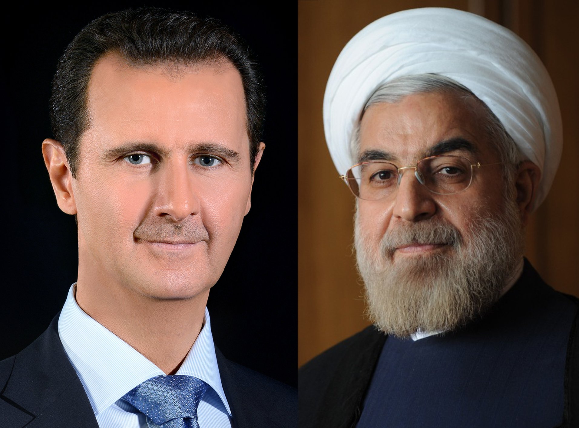Assad and Iranian President Hassan