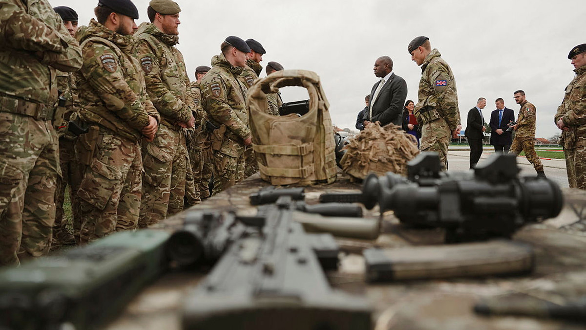 Mr Lammy urged the alliance to step up defence spending to make Nato "stronger, fairer and more lethal" (Picture: Crown Copyright)