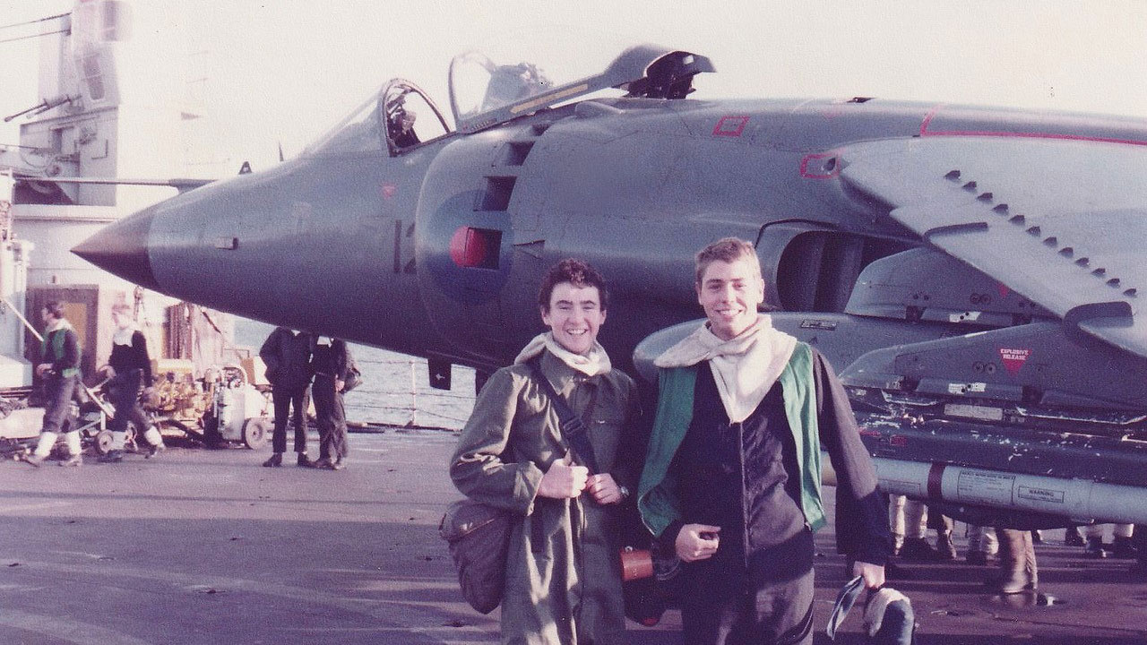 US-supplied missiles were crucial to the Harriers defending the fleet during the Falklands War