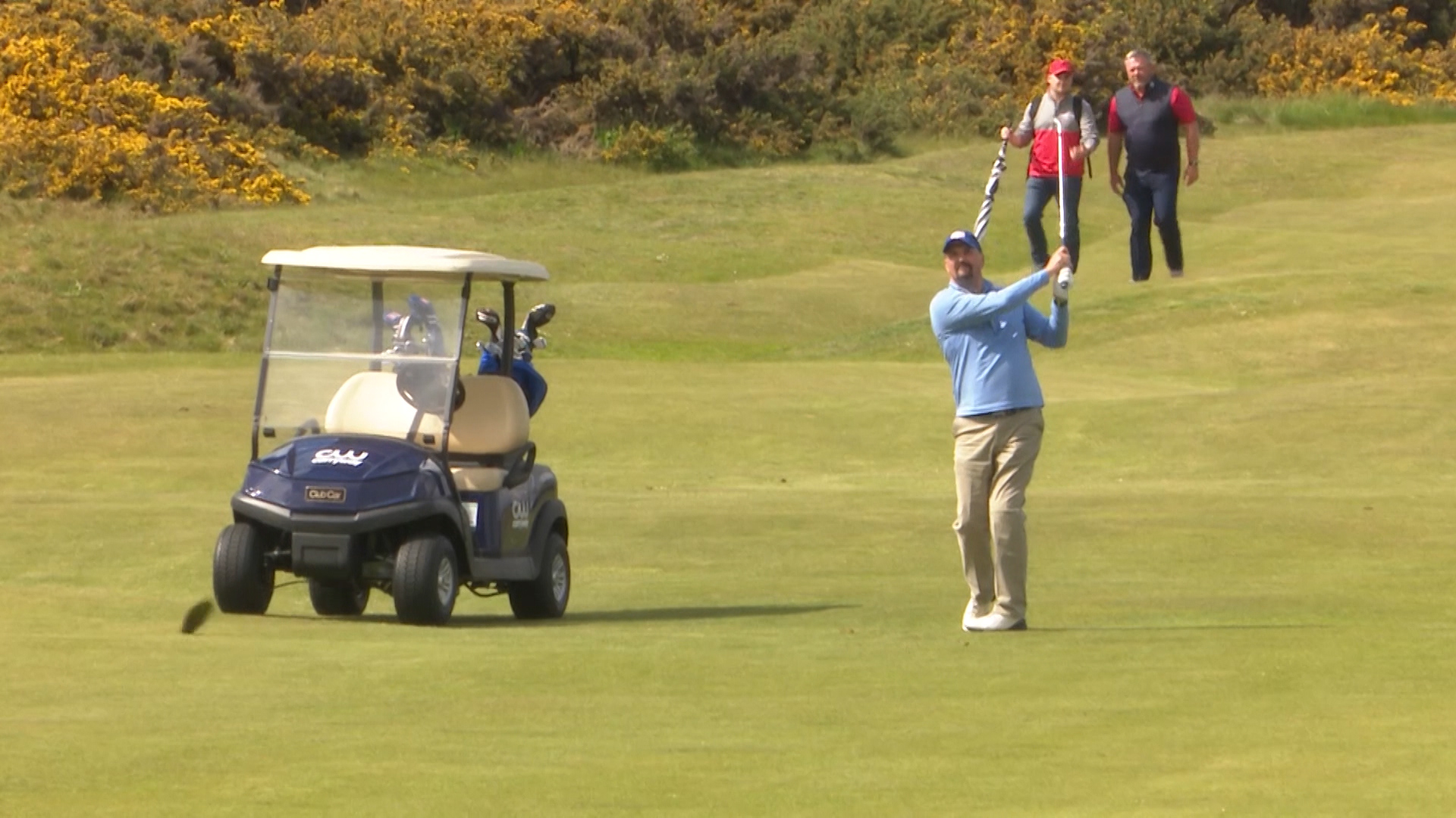 GB has a slender overnight lead after day one at St. Andrews.
