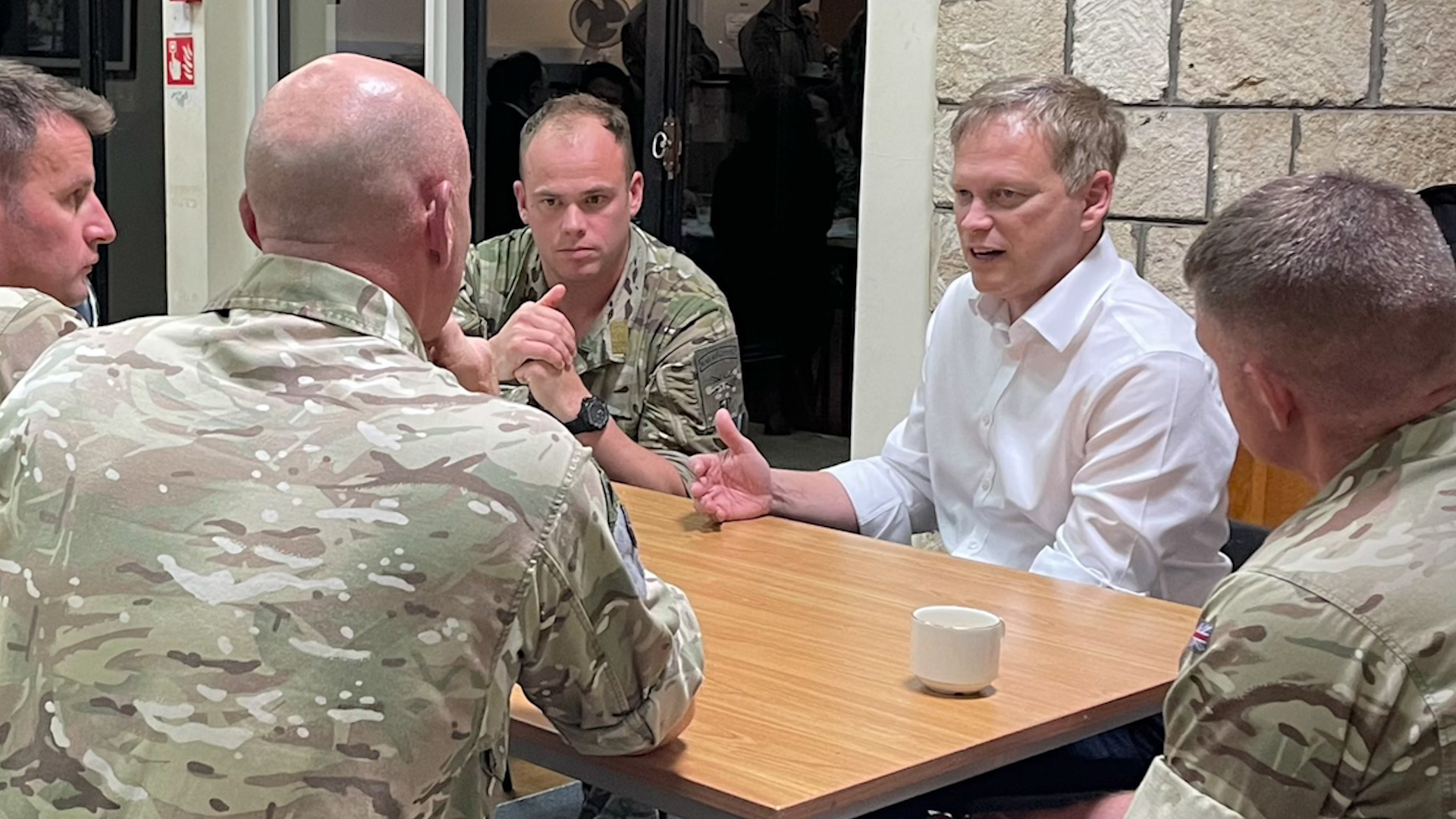Def Sec Grant Shapps visited personnel stationed at RAF Akrotiri  19012024 CREDIT Grant Shapps X