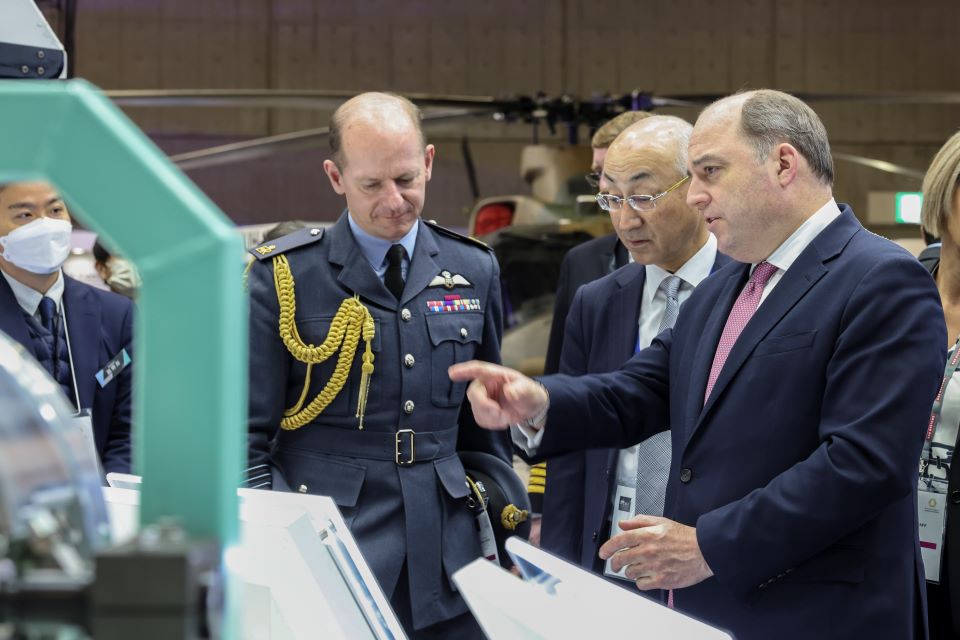 Defence Secretary Ben Wallace and RAF Chief Sir Mike Wigston in Japan for DSEI in Tokyo 160323 CREDIT MOD.jpg_.jpg