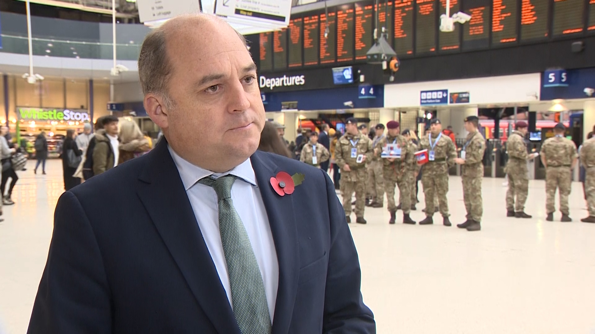 Defence Secretary Ben Wallace during London Poppy Day 031122 CREDIT BFBS.jpg