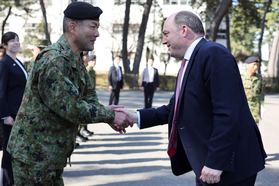 Defence Secretary Ben Wallace in Japan for DSEI in Tokyo 160323 CREDIT MOD
