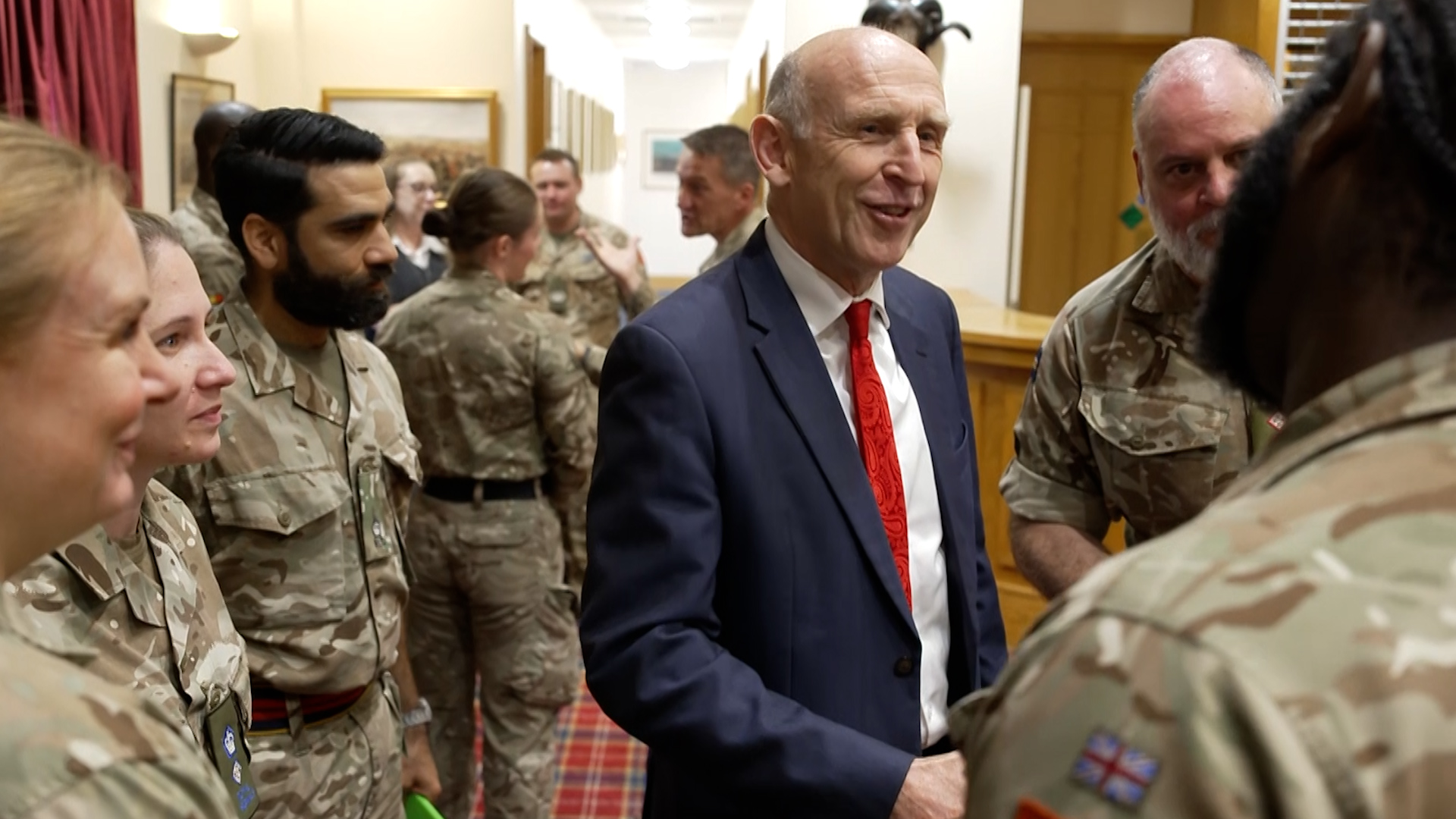 John Healey spoke at the conference about national security, Nato, and defence programmes