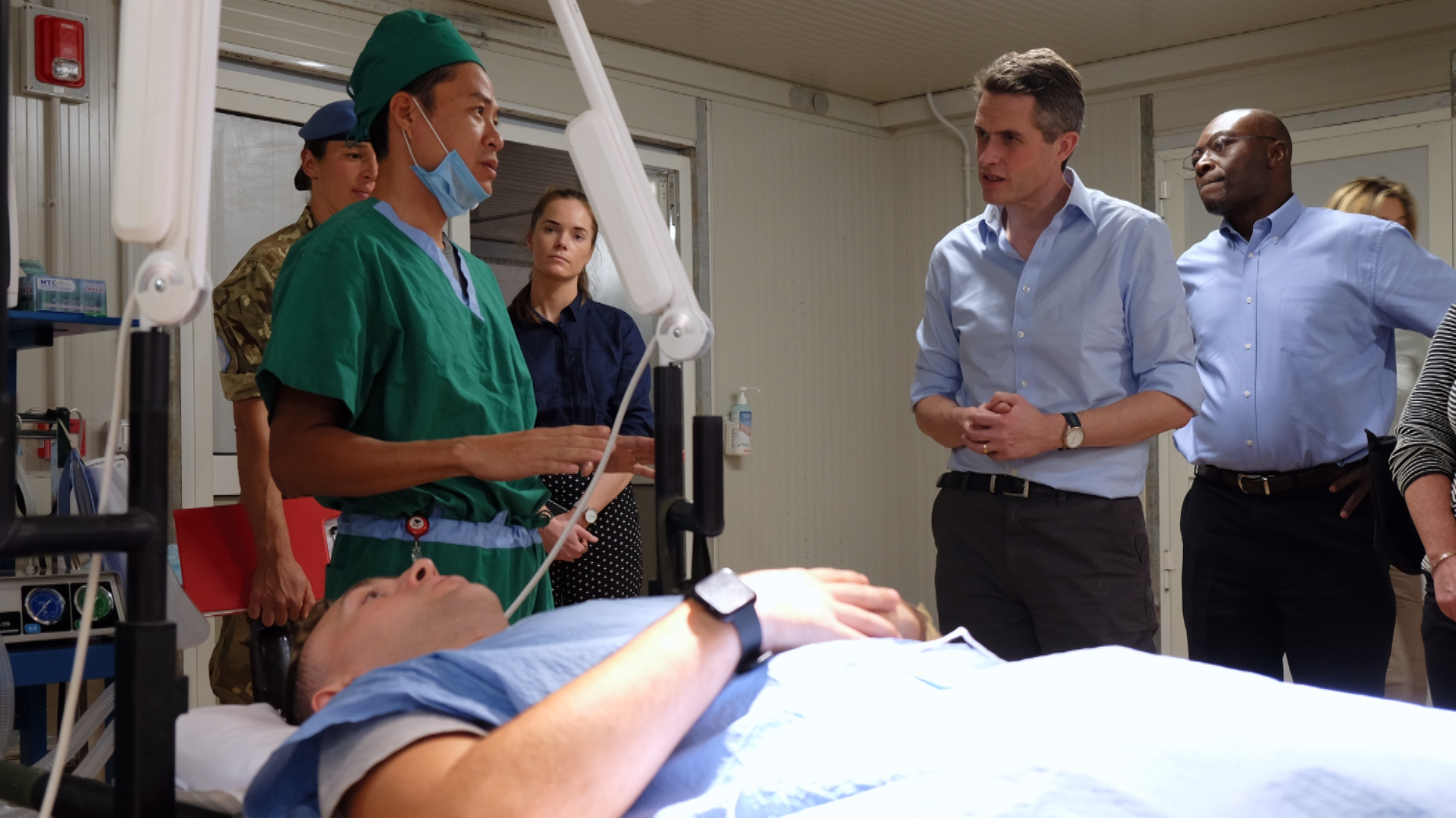 Defence Secretary South Sudan Hospital