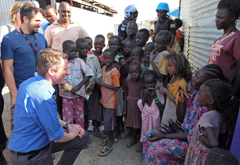 Defence Secretary South Sudan Women Centre MOD