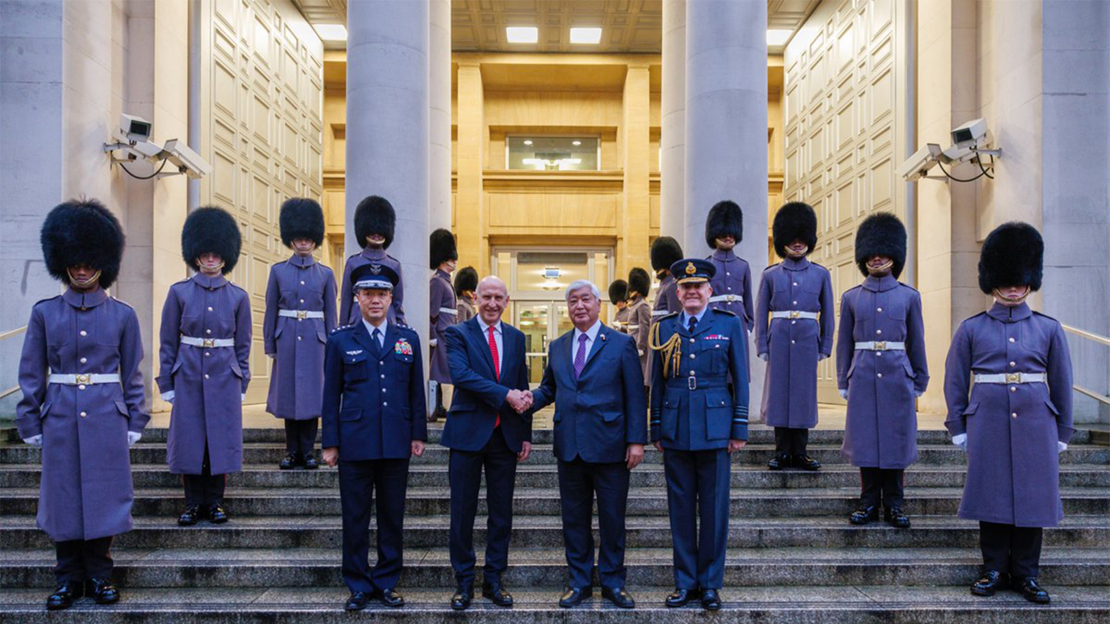 Defence Secretary and Japanese Defence Minister Gen Nakatani 150125