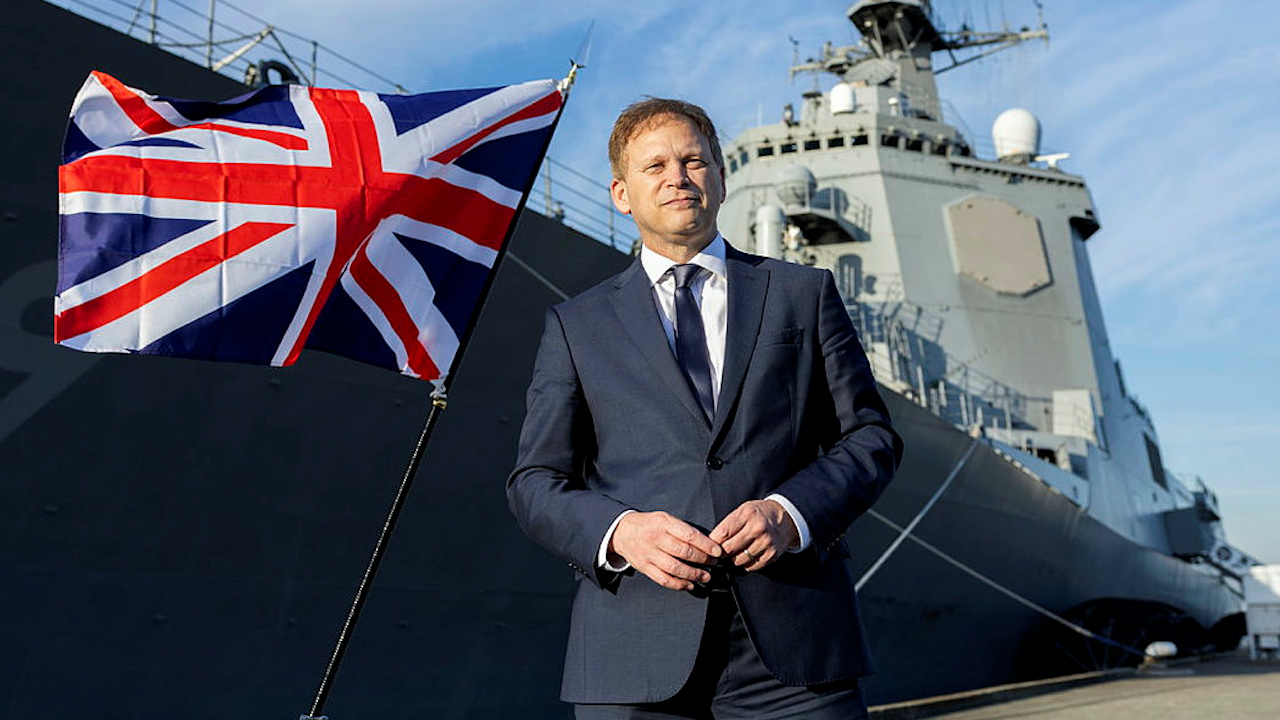 The UK Secretary of State for Defence Grant Shapps (Picture: MOD).