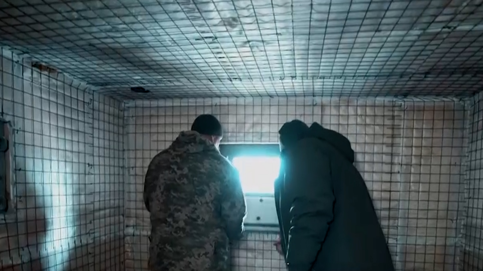 Defensive fortifications steel bunkers Zaphorizhzhia southern Ukraine 250324 CREDIT UKRAINE MOD