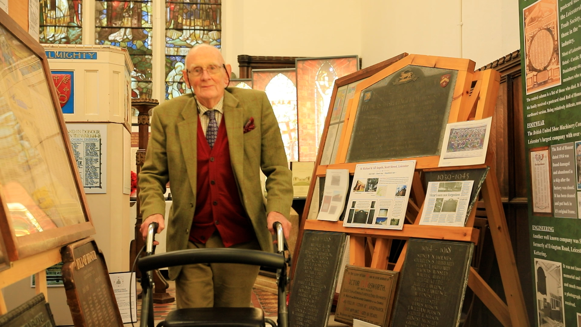 Denis Kenyon of the At Risk war memorials project 24112022 JW