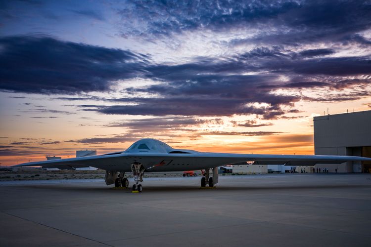 Extensive flight tests are being carried out by the B-21 Combined Test Force at Edwards Air Force Base in California (Picture Northrop Grumman)