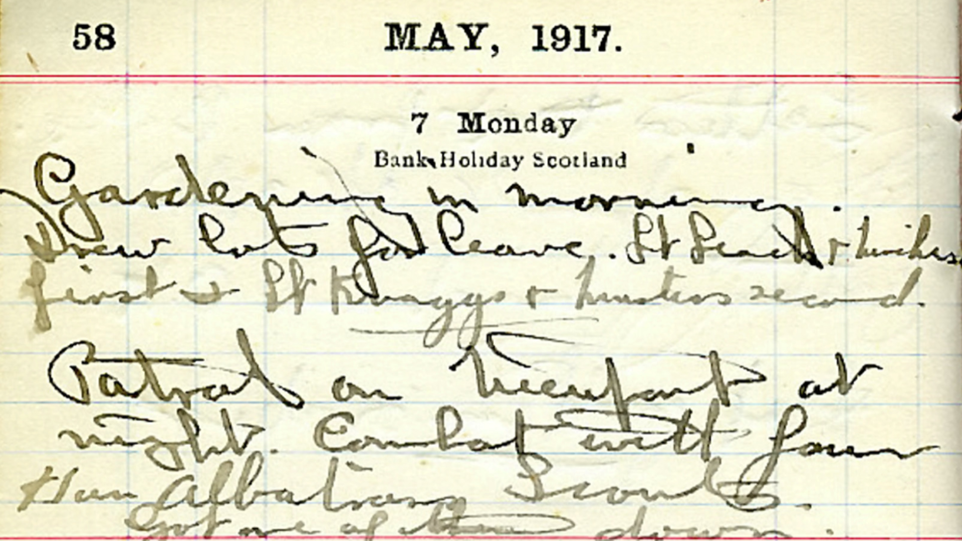 Albert Ball Diary