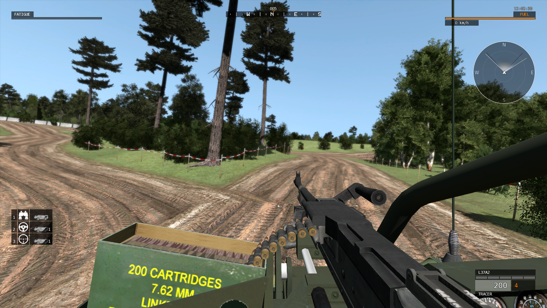 The virtual training simulates an accurate battle space, along with weapons and military vehicles, including the Jackal.