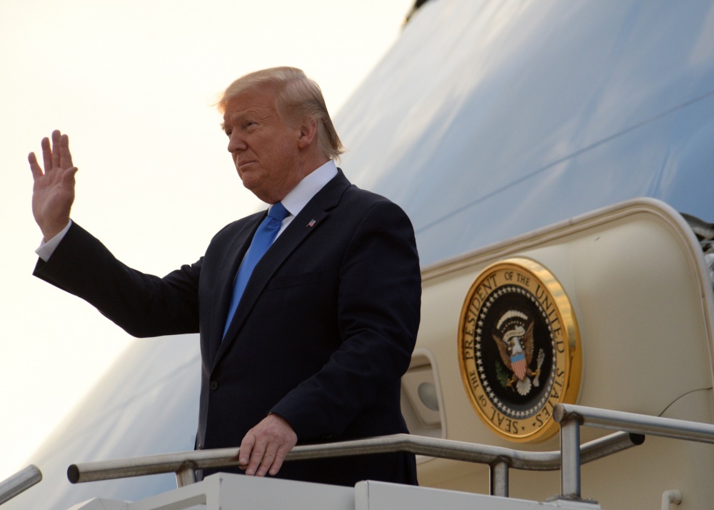 US President Donald Trump (Picture: US Air Force).
