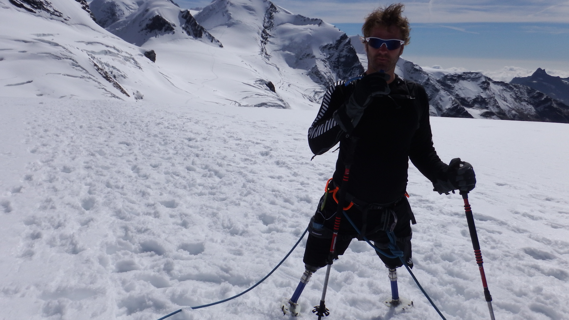 Double amputee Army veteran Neil Heritage attempts Matterhorn climb - pic used on 020820 CREDIT Blesma.jpg 