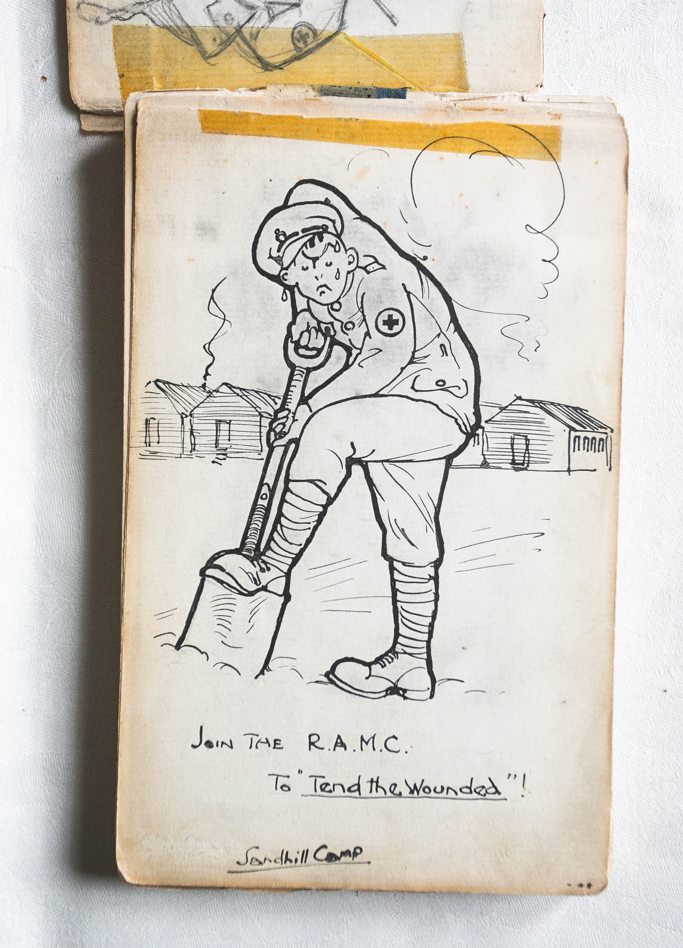 Douglas Arthur Chambers sketches CREDIT SWNS
