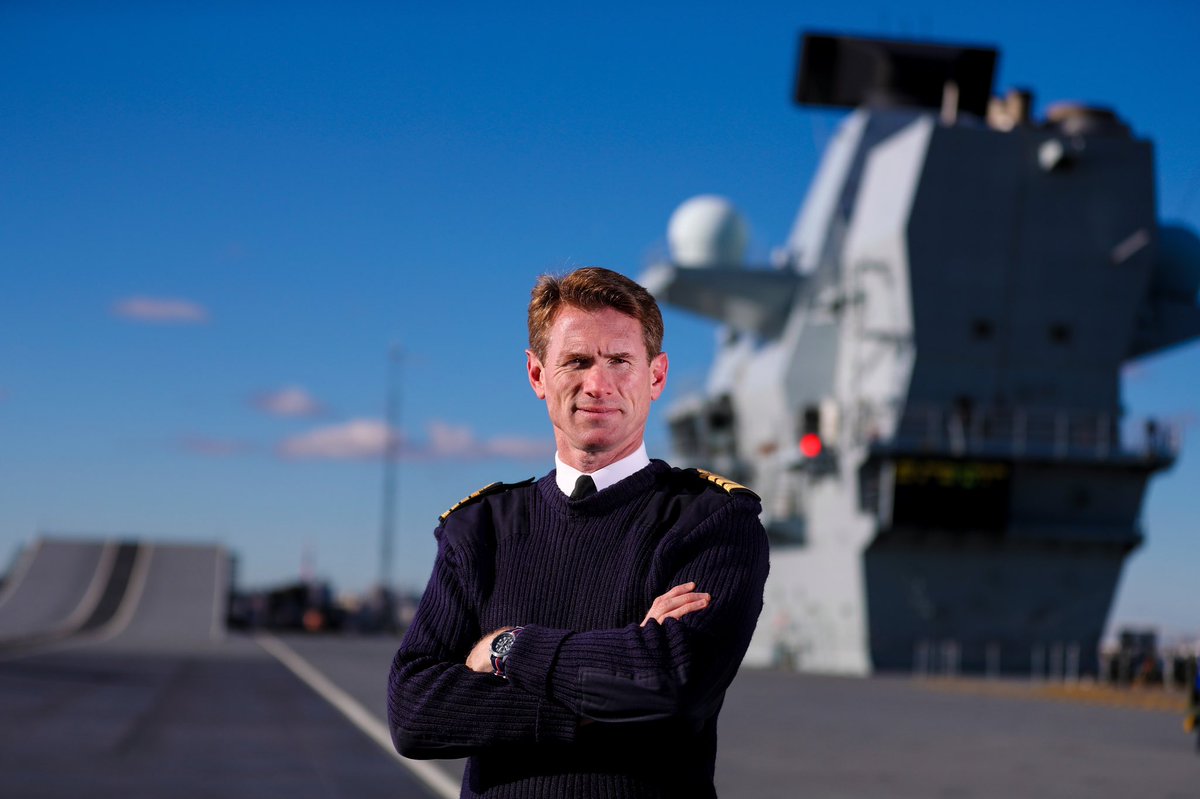 Captain Nick Cooke-Priest has taken over command of HMS Queen Elizabeth