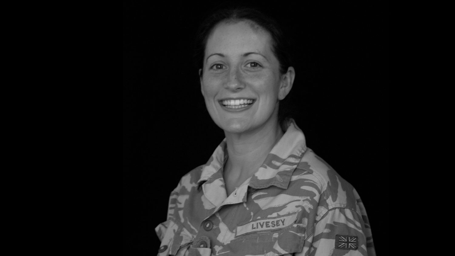 Dr Bex Bennett during her service with the British Army CREDIT Dr Bex Bennett