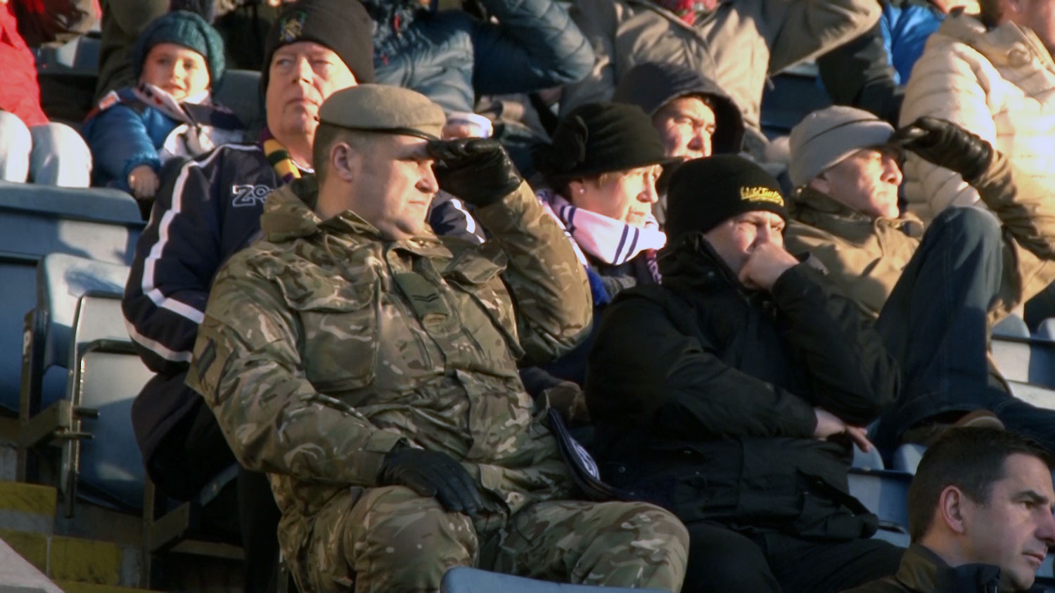 Dundee vs Kilmarnock - forces ties celebrated