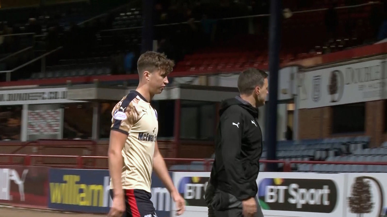 Dundee vs Kilmarnock - forces ties celebrated
