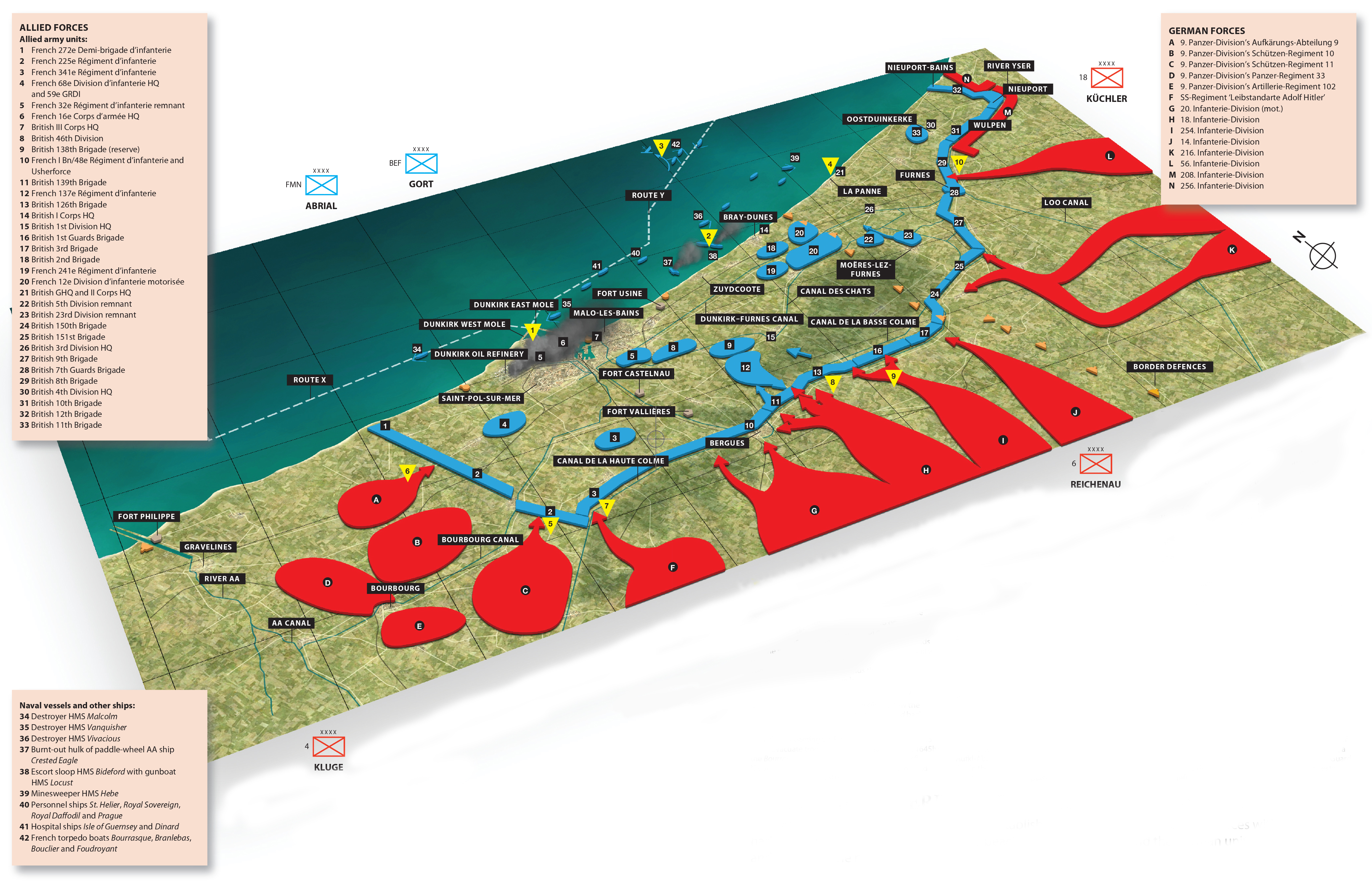 Dunkirk 3D Map 1