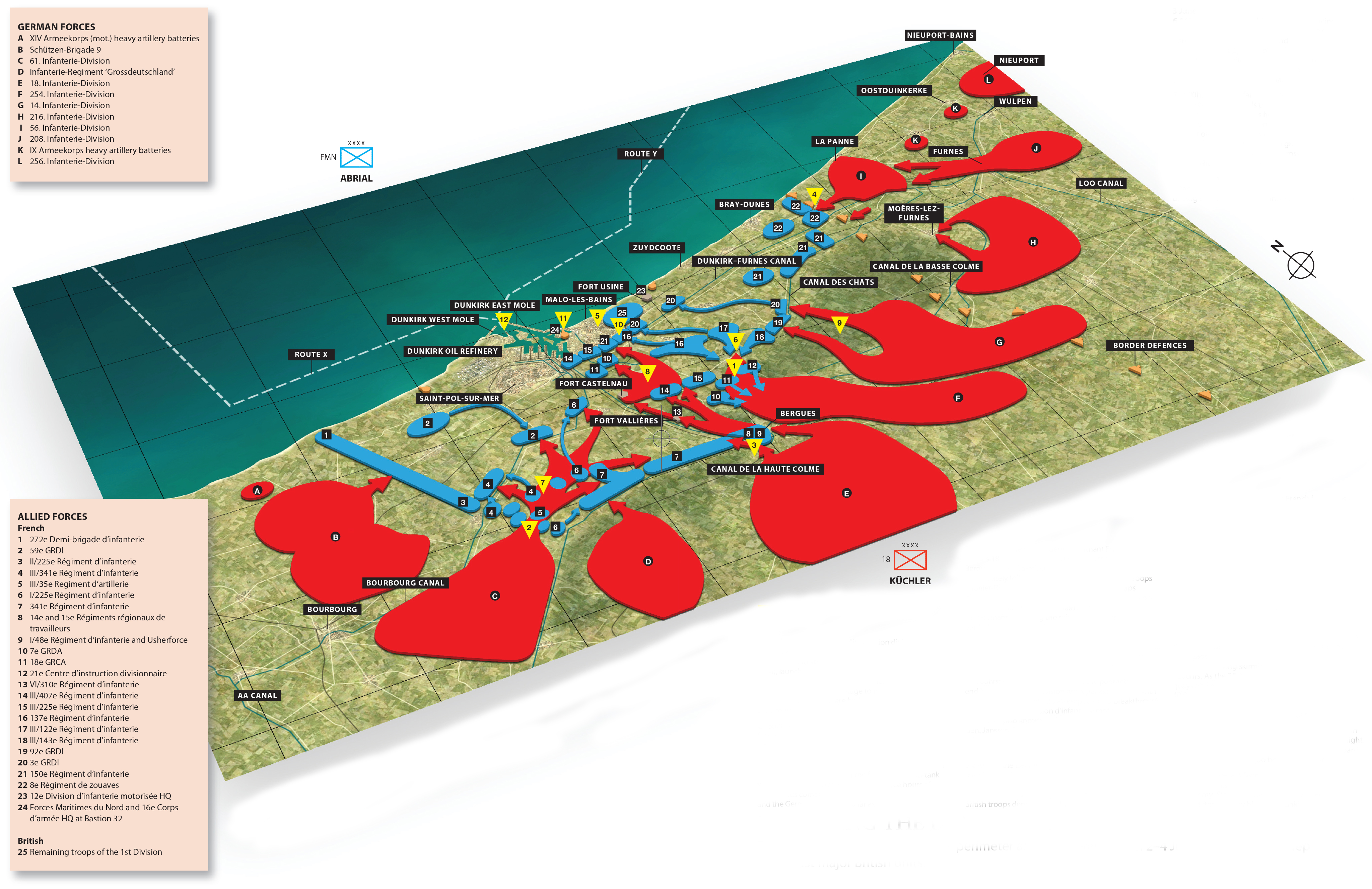 Dunkirk 3D Map 2