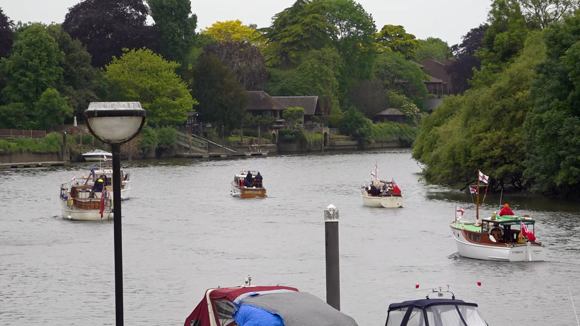 This flotilla of Little Ships leaves Teddington Lock for Ramsgate - the latest part of a journey that began 85 years ago