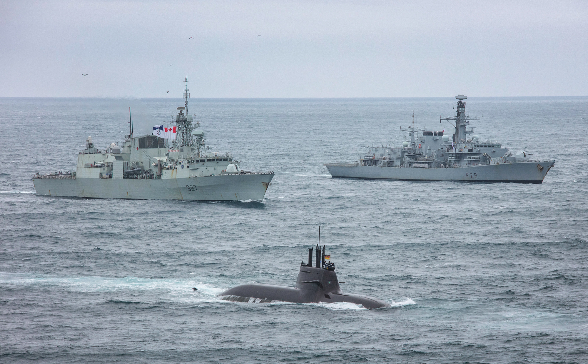 Dynamic Mongoose NATO anti submarine Exercise 16072020 CREDIT ROYAL NAVY