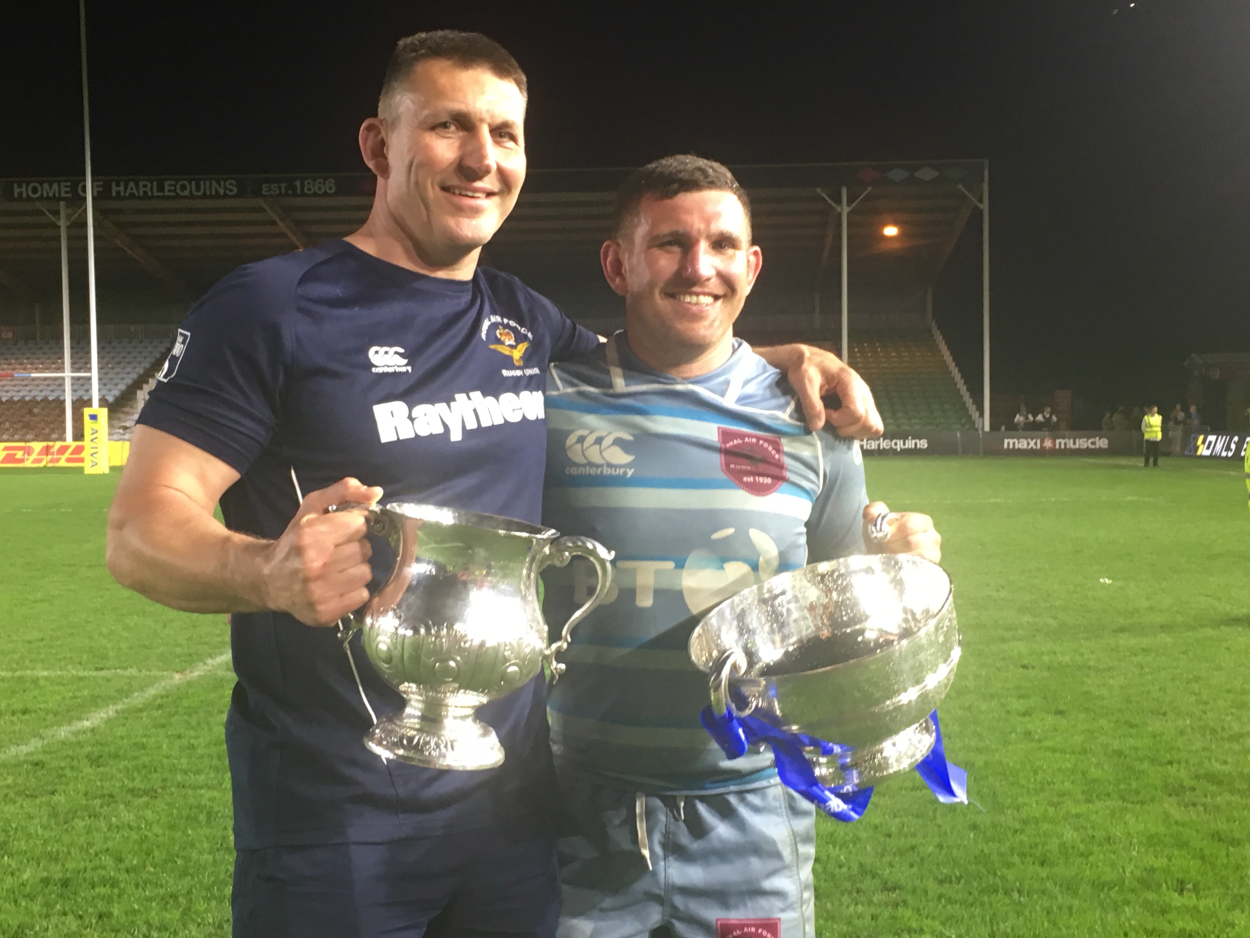 RAF 2018 Inter-Services rugby win