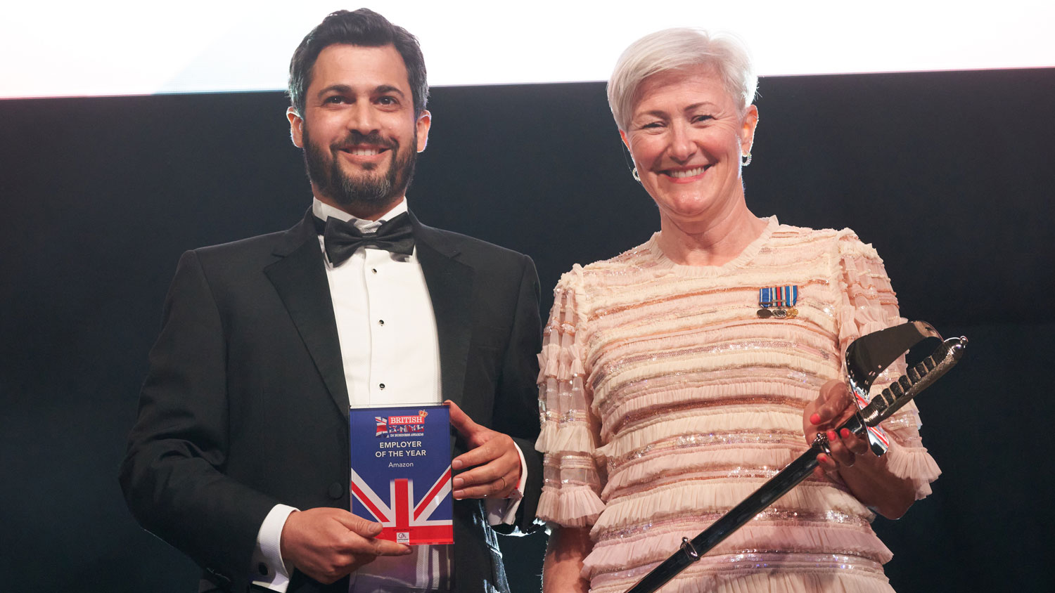 EMPLOYER OF THE YEAR Amazon Credit Ex-Forces In Business Awards