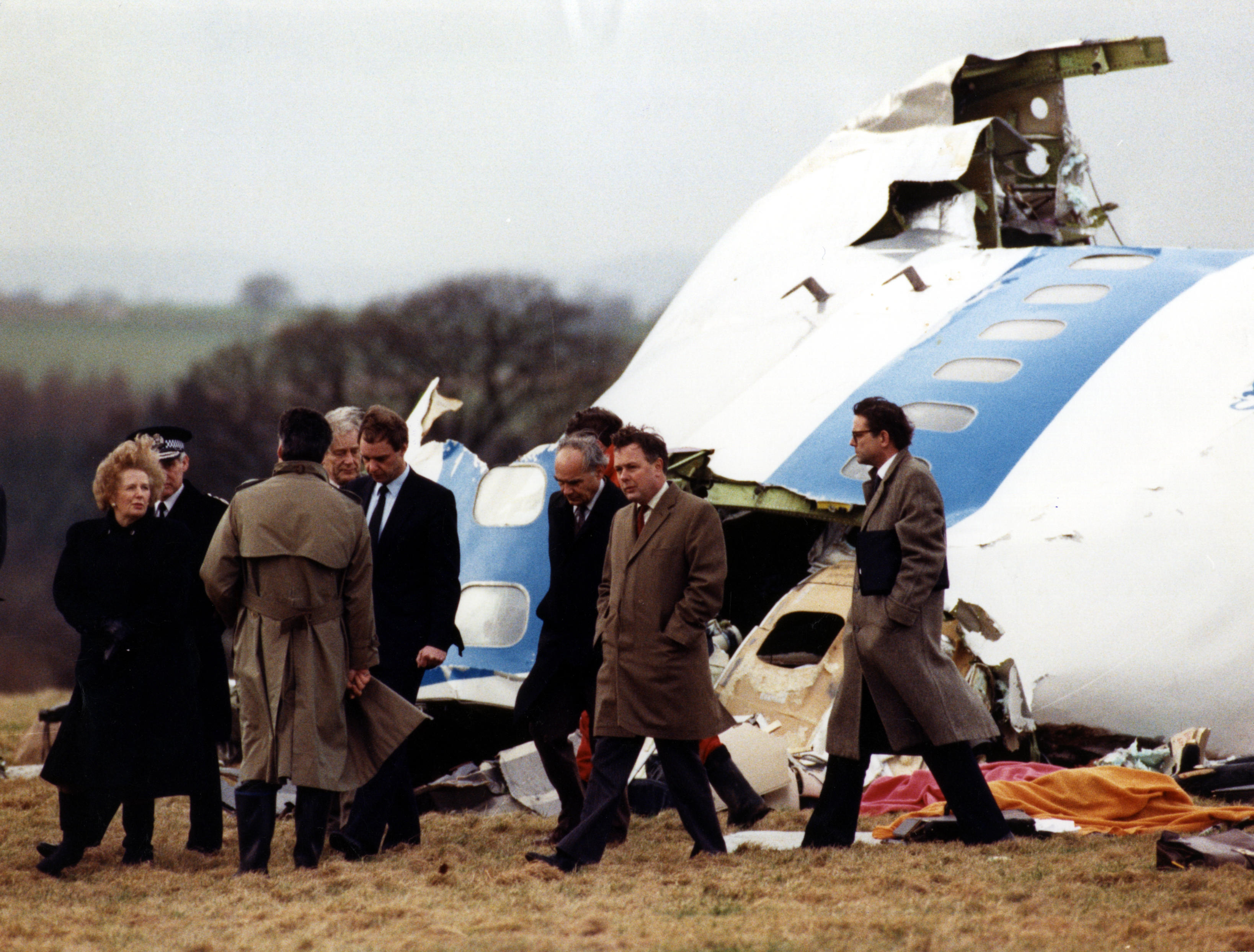 Lockerbie featuring prime minister Margaret Thatcher. Alamy.