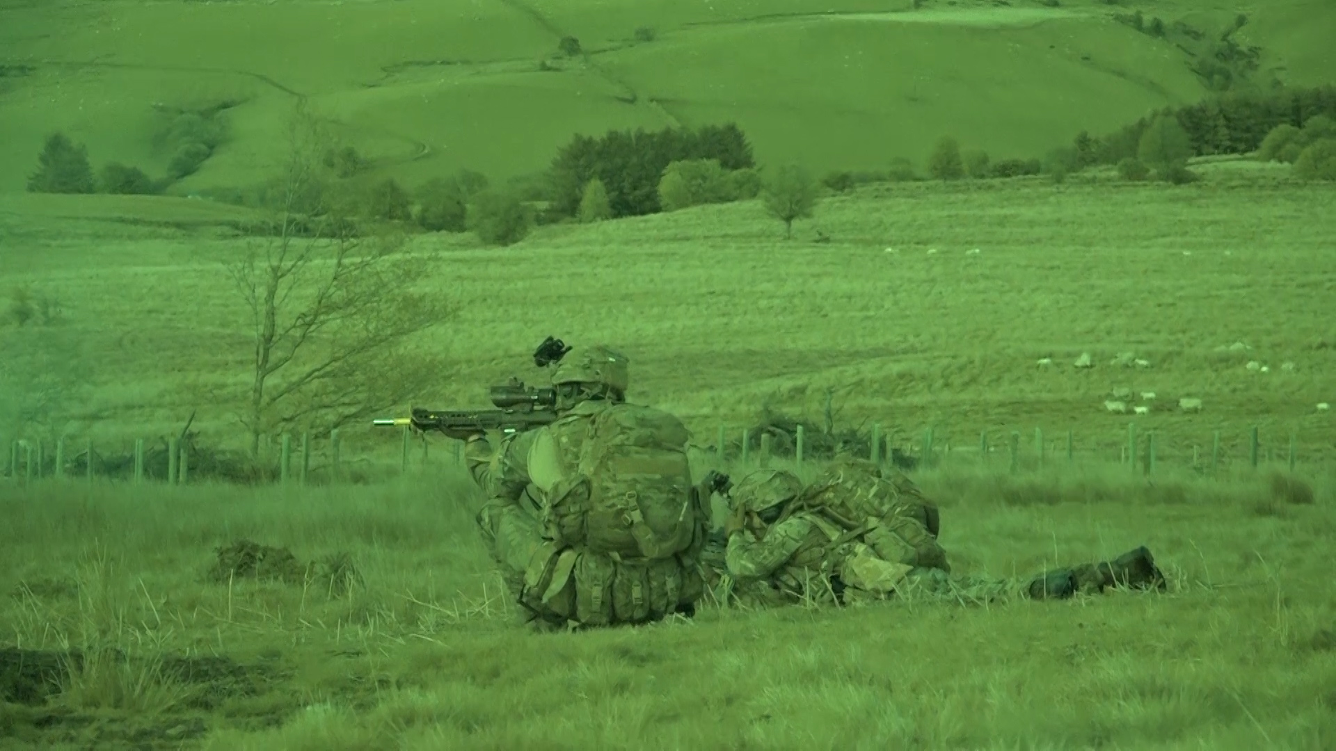 EX Green Dragon Royal Marines logistics training Marines battlefield training 03062021 CREDIT BFBS