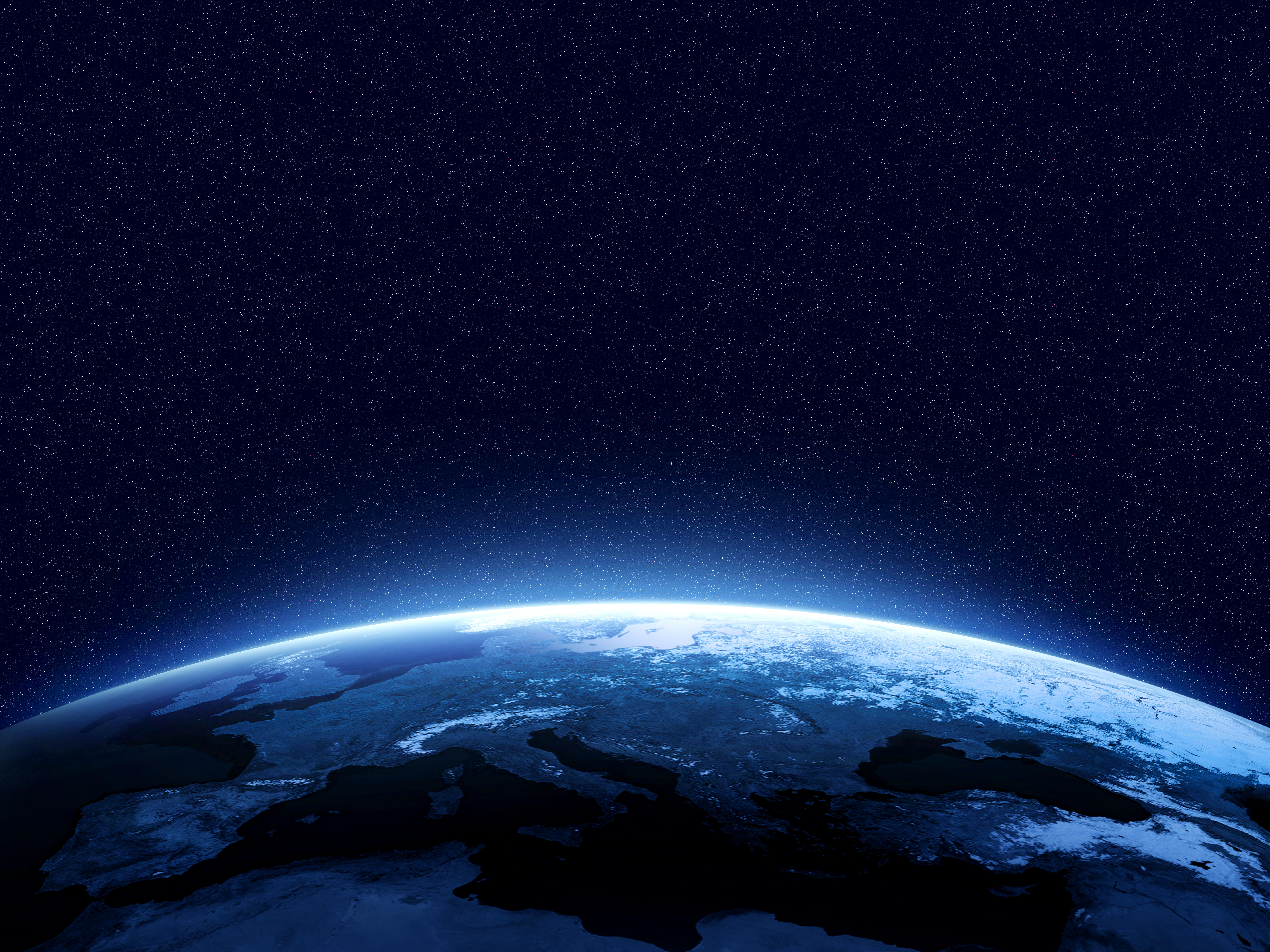 Earth at night as seen from space
