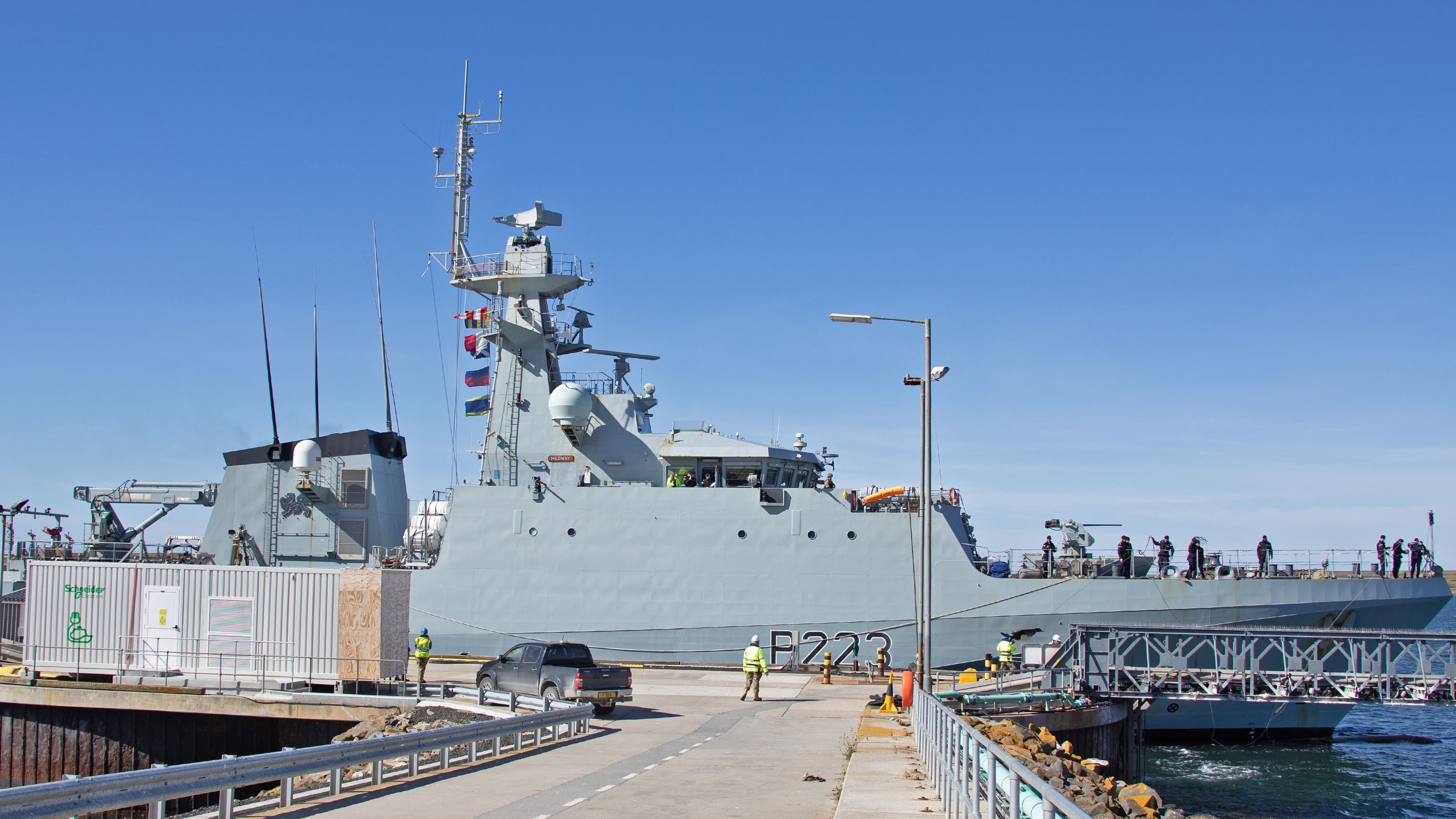 East Cove Port - HMS Medway's home for the next few months 11022023 CREDIT Royal Navy, HMS Medway.jpg