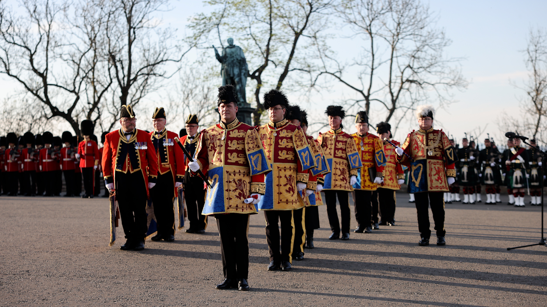 Lord Lyon at the installation of the Governor of Edinburgh Castle