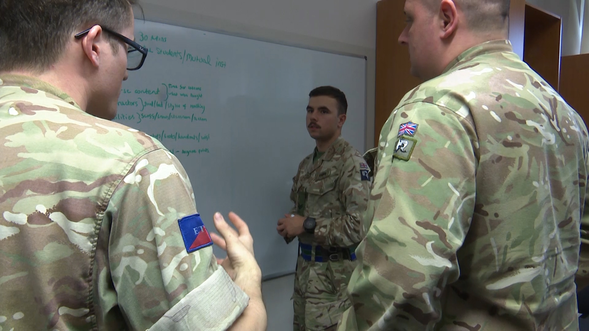 The centre has both taught and employed the husbands and wives of soldiers.